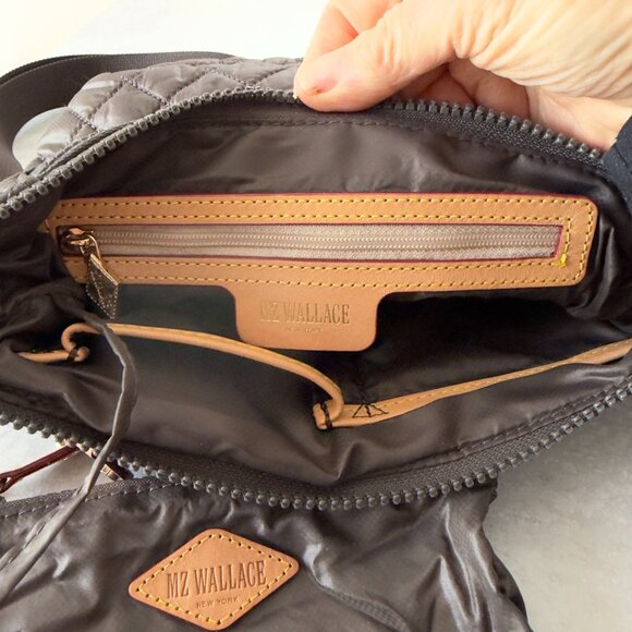 MZ Wallace Metro Scout Crossbody Deluxe in Magnet - Picture 6 of 14